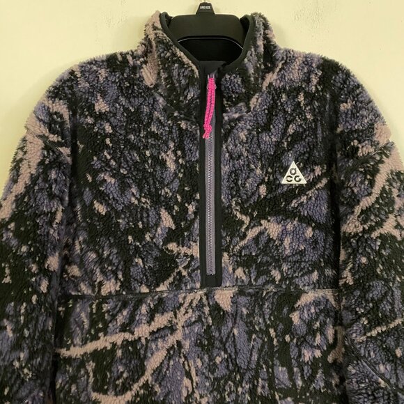 Nike ACG Therma-FIT Windproof 1/2 zip Sherpa Jacket Pullover M - Picture 9 of 15